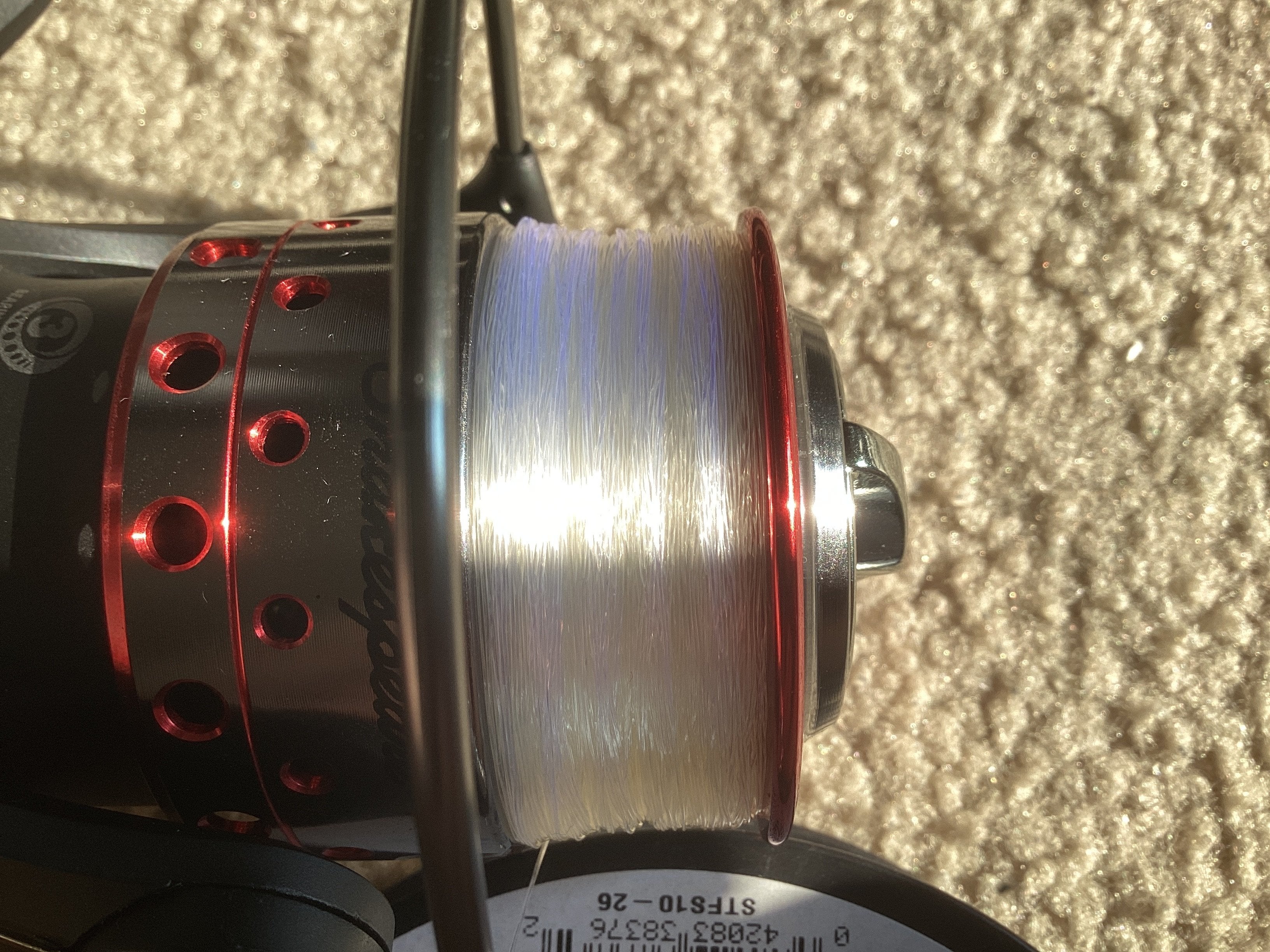 Did I over-spool my reel or did I under-spool it? Or is it just